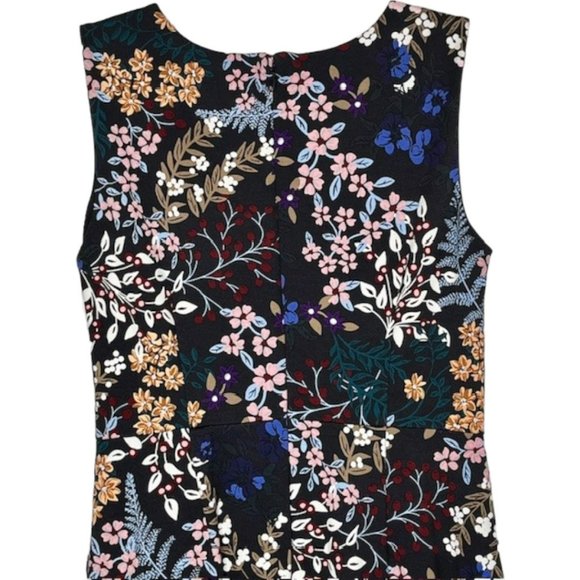 Lands' End Floral Print Sleeveless Ponte Sheath - 10P - Picture 5 of 10